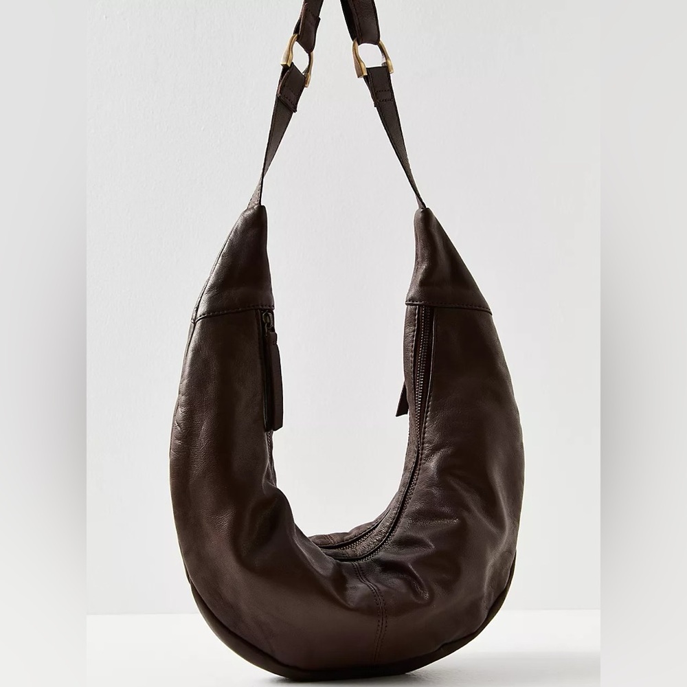 Free People Leather Bag, Brown - Picture 8 of 8